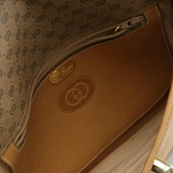 Authenticated Gucci Vintage Micro GG Canvas & Leather Crossbody - Picture 7 of 10
